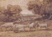 Claude Lorrain Landscape with Sheep (mk17) Spain oil painting artist